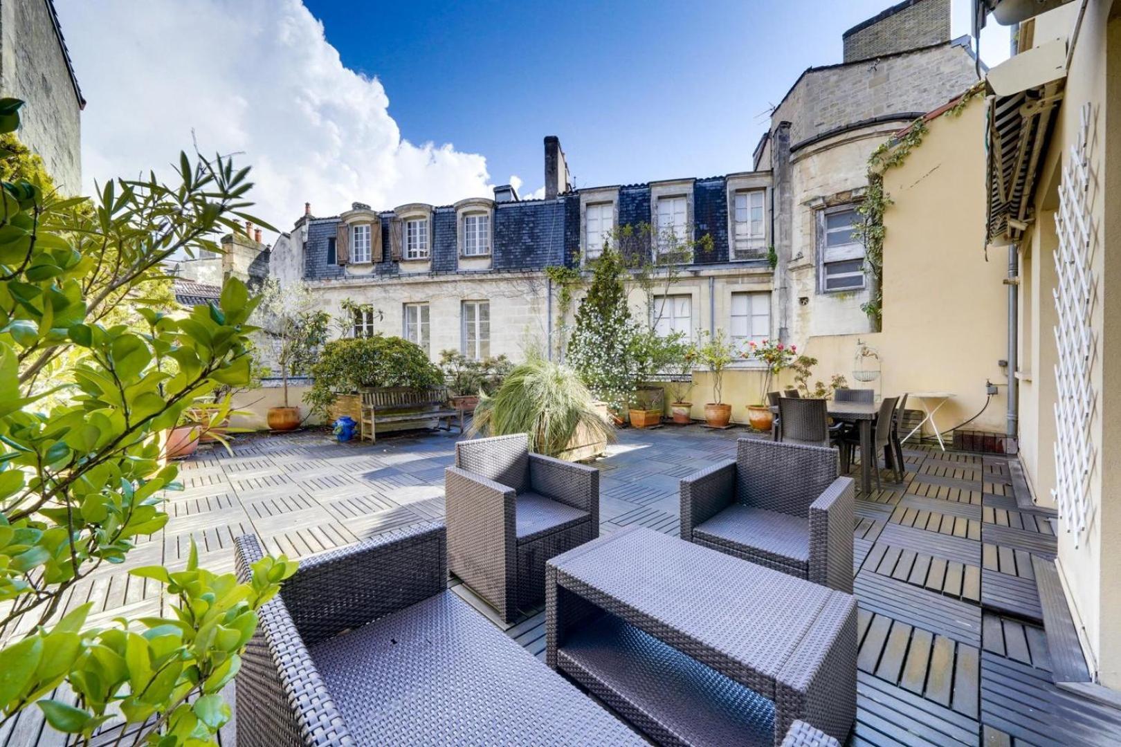 בורדו Lovely Apartment With Exceptional Terrace מראה חיצוני תמונה