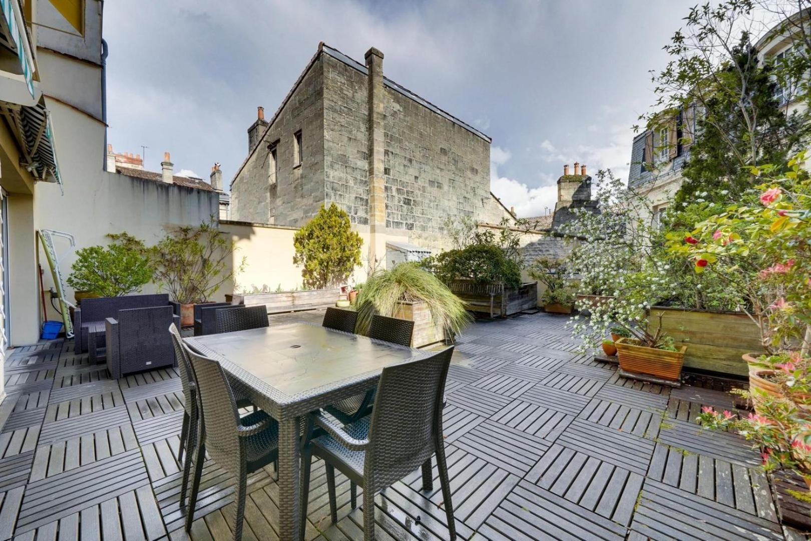 בורדו Lovely Apartment With Exceptional Terrace מראה חיצוני תמונה